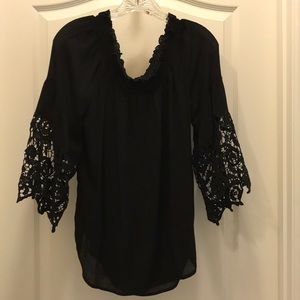 Black off the shoulder Blouse